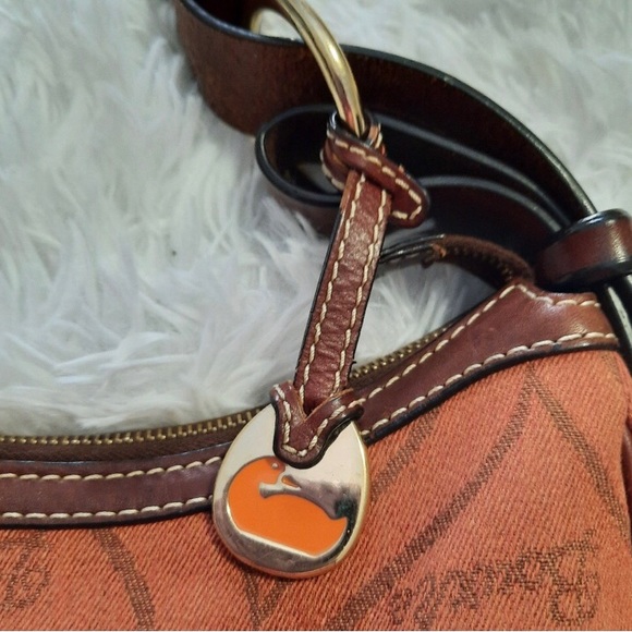 Dooney & Bourke signature coral hobo bag - Picture 7 of 7